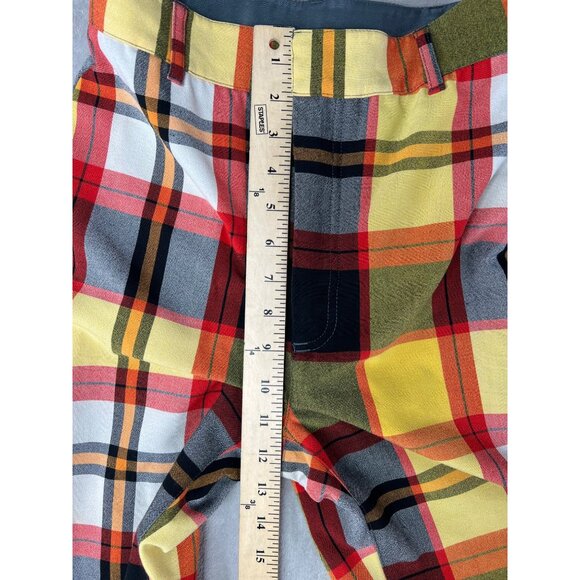Free People Plaid Jules High-Waisted Flared Wide Leg Pants Size US 0 UK 4 - Picture 10 of 16